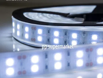 

5M 600 leds 5050 Double Row RGB white warm white LED strip Light DC12V new