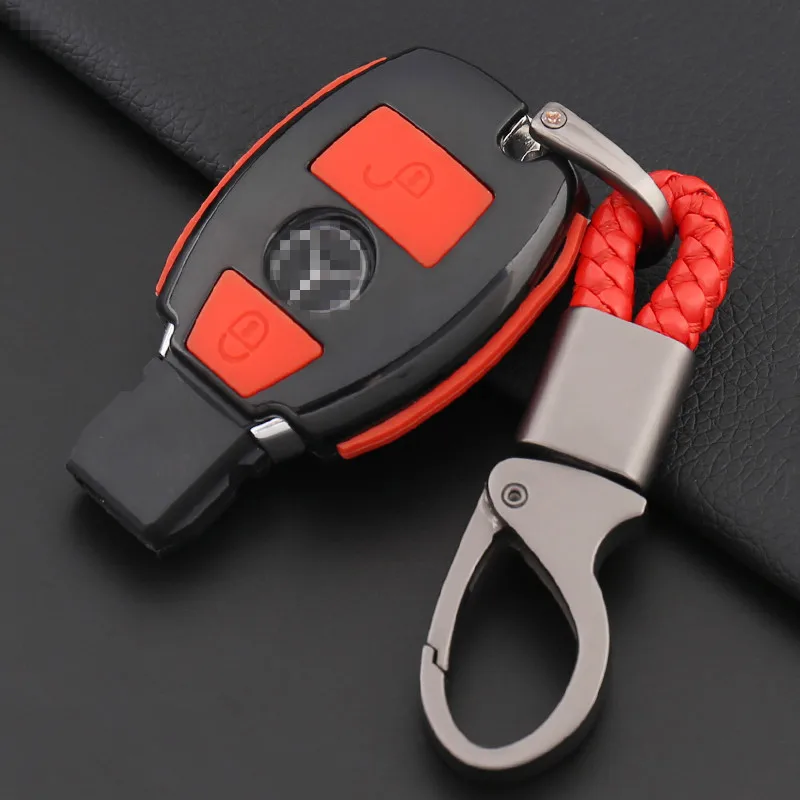 Чехол сумка для ключей из углеродного волокна держатель Mercedes Benz AMG W203 W210 W211 W124 W202