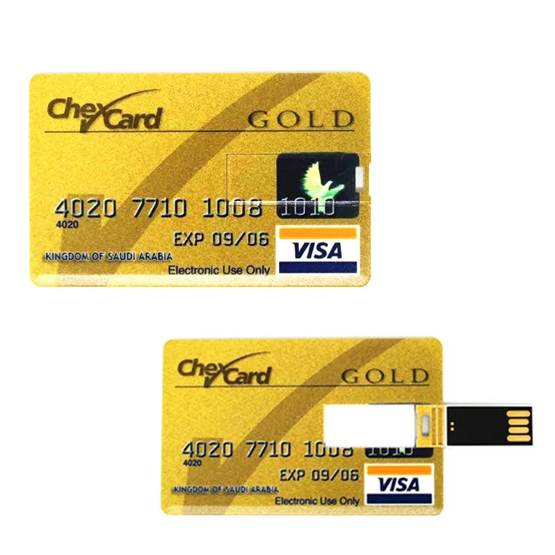 Флэш накопитель USB 4 ГБ 8 16 32 64 флэш для банковских и кредитных карт карта памяти 2 0