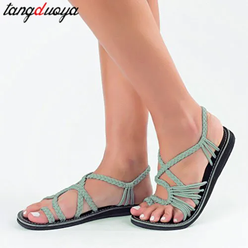 

gladiator sandals women shoes summer beach shoes women flat sandals straps open toe shoes for women sandals big size 41 42 43 44