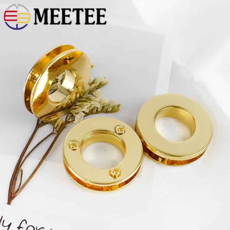 Meetee 4/10 шт id11/13 мм Металлическая петелька с винтовой пряжкой уплотнительное