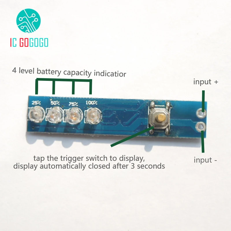 3S 12,6 V 18650 индикатор емкости литиевой батареи тестер оставшегося уровня процентов монитор дисплей плата Lipo Li-ion 3 ячейки