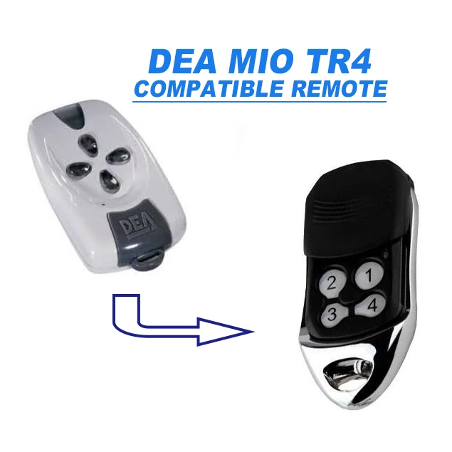 

2pcs FOR DEA MIO TR4 replacement remote control rolling code