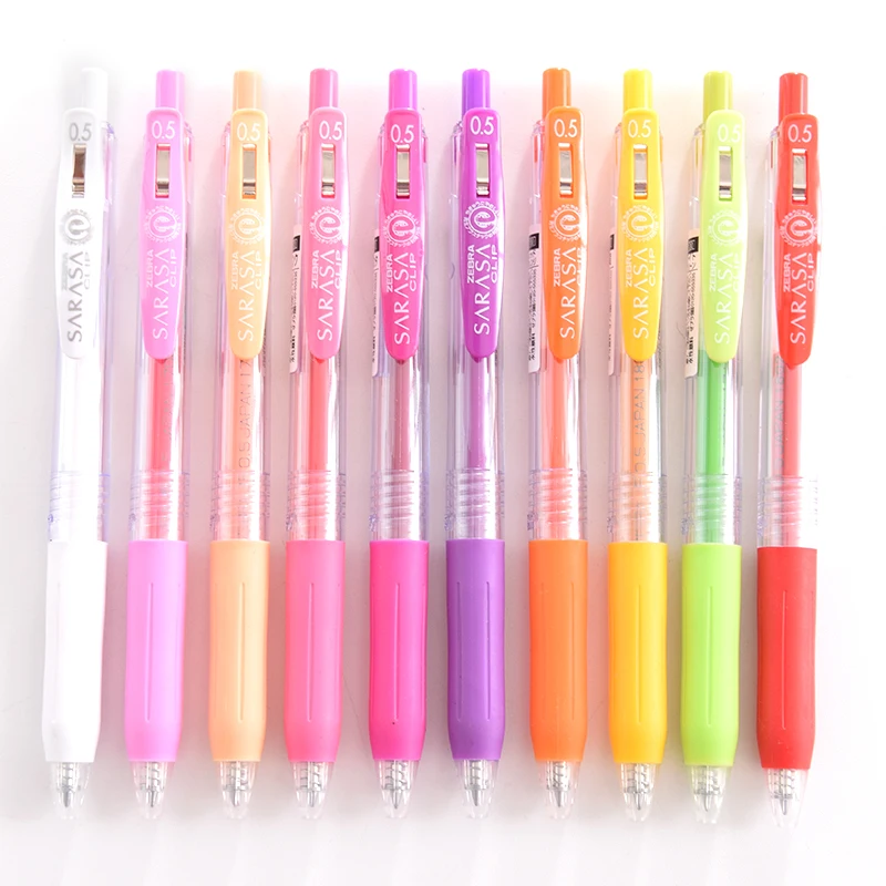

MIRUI color small fresh press gel pen 0.5mm full needle smooth hook line pen watercolor pen