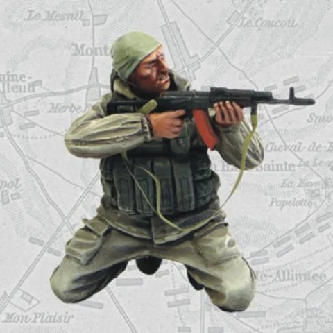 1/35 набор из смолы для солдат спецназа России пять человек GK комбинация военной