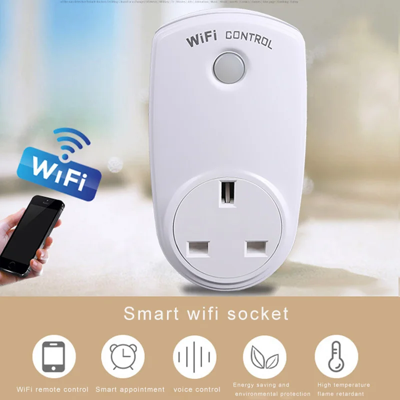 Умная розетка с WIFI управлением таймер для домашней стены Прямая