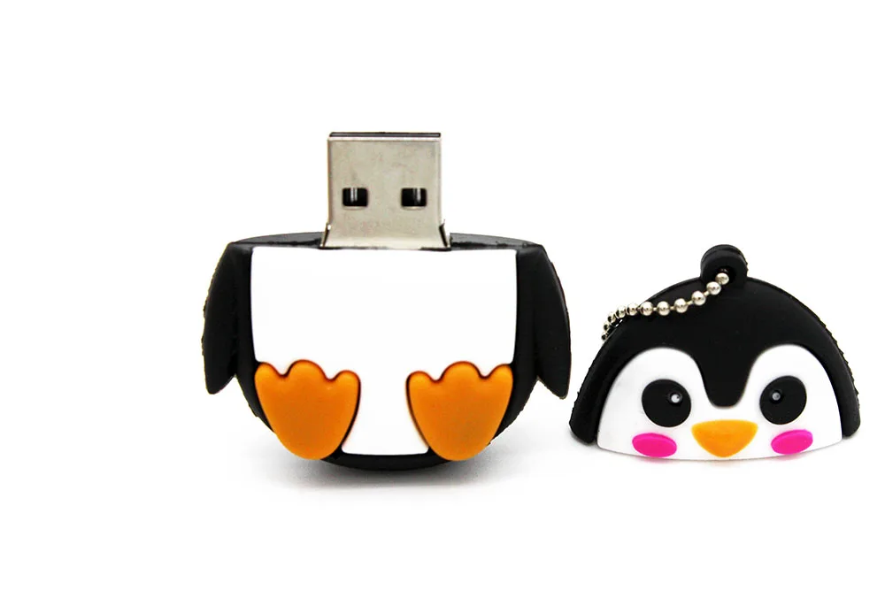 Жарко! Милый мини-мультфильм Пингвин Сова флеш-накопитель usb флеш-накопитель Флешка 4 ГБ/8 ГБ/16 ГБ/32 ГБ usb флешка