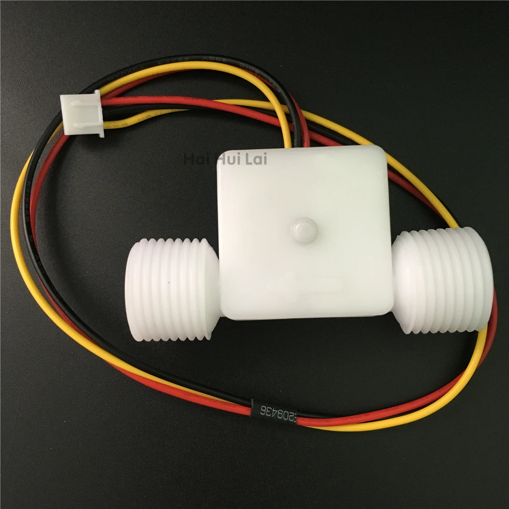 0.1~1.5L/min G1/2 Plastic POM Food grade Water Hall flow sensor meter for beer coffee machine