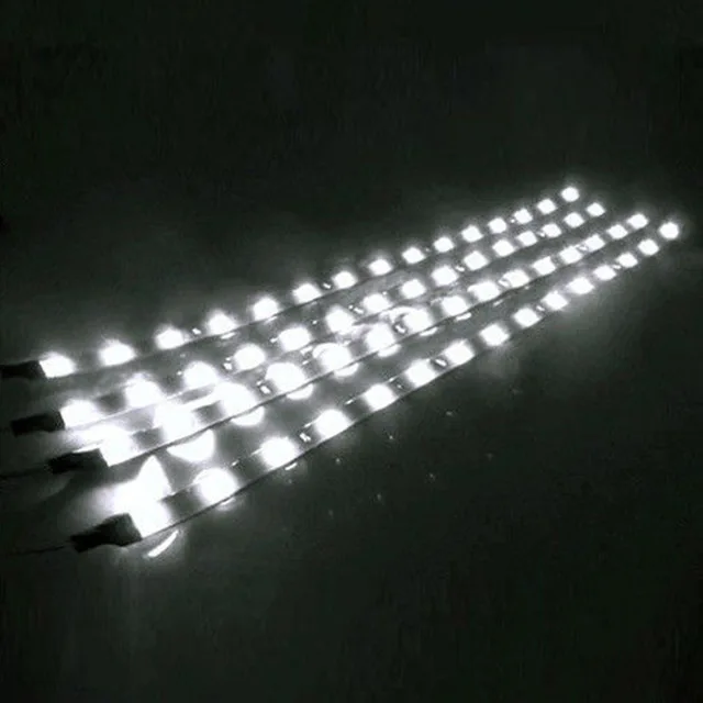 ตัวเลือกสินค้า แถบไฟ LED ยืดหยุ่น 2 ชิ้น หลากสี สำหรับตกแต่งรถ