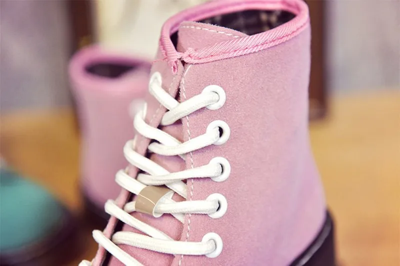 COOTELILI Winter Boots Women Ankle Boots Female Fashion Suede Leather Platform Woman Shoes Plus Size Shoes For Women 35-40 (24)