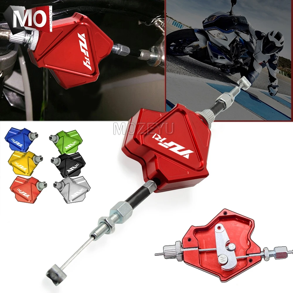 

Motorcycle CNC Stunt Clutch Lever Easy Pull Cable System For Yamaha YZF R1 YZF-R1 YZFR1 1999-2008 2000 2001 2002 2003 2004 2005