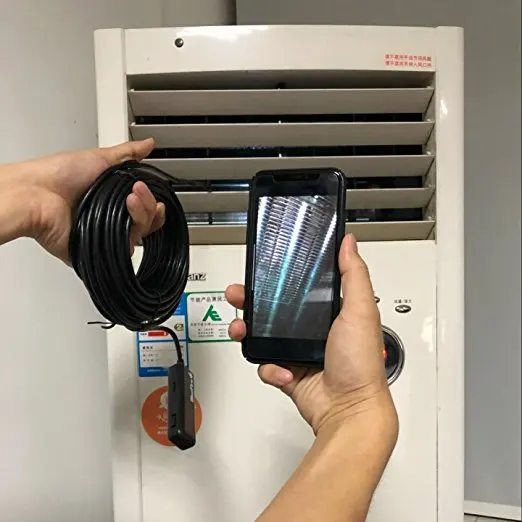 Endoscope Lens 3.5m Waterproof Mini HD Camera Snake Tube 5.5 mm Rigid Cable USB Inspection LED Borescope for Android Phone PC