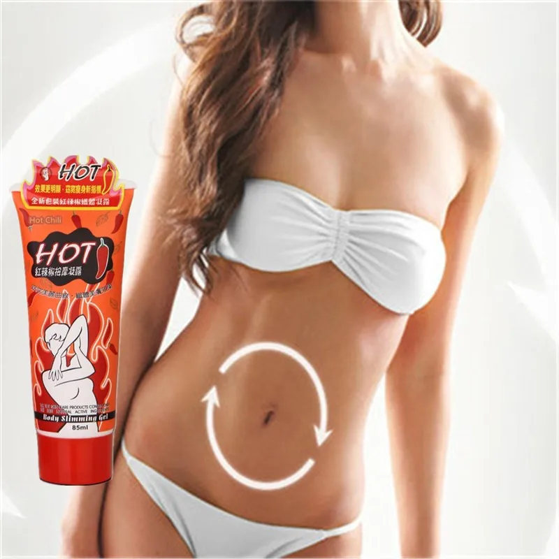 

New Beauty Weight Loss Chilli Essential oil Slimming Body Creams Thin Waist Stovepipe Full Body Fat Burning Gel Anti Cellulite