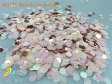 1cm 10g/pack Mixed Colors Metallic Rose Gold Circle Shaped Confetti Dots Filling Balloons Event Baby Shower Wedding Decorations
