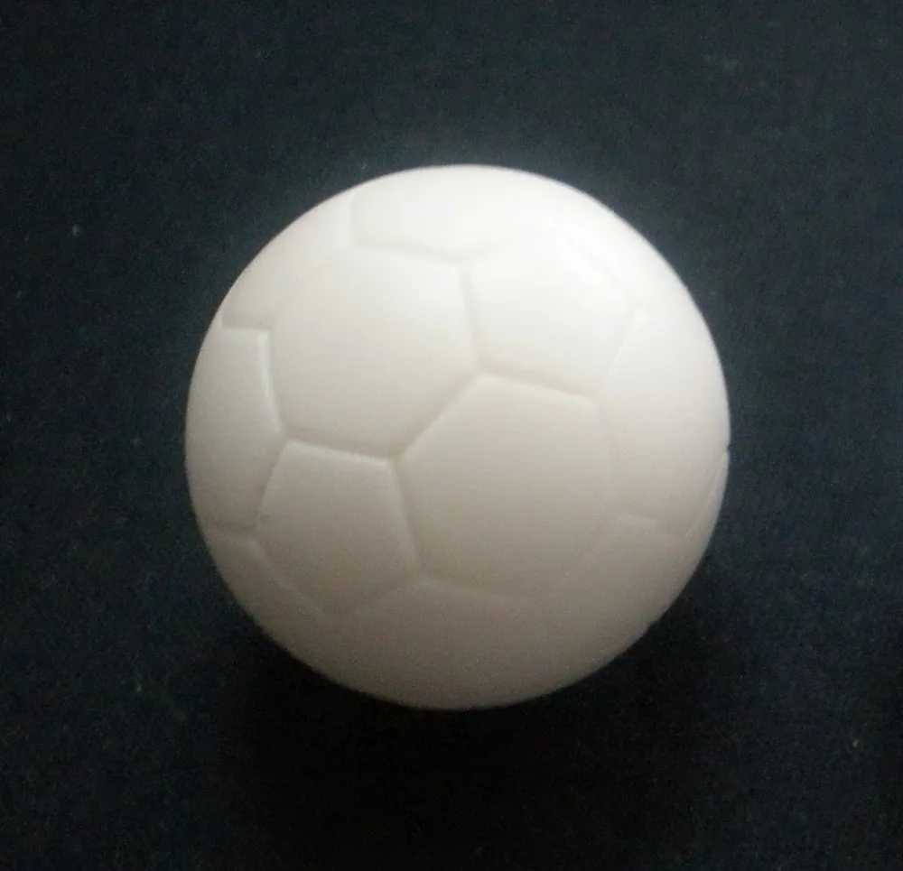 Новый 2 шт. 32 мм 1,26 "чистый белый настольный футбол Настольный шар твердые пластиковые футбольные шары Детские стопы fussball 03