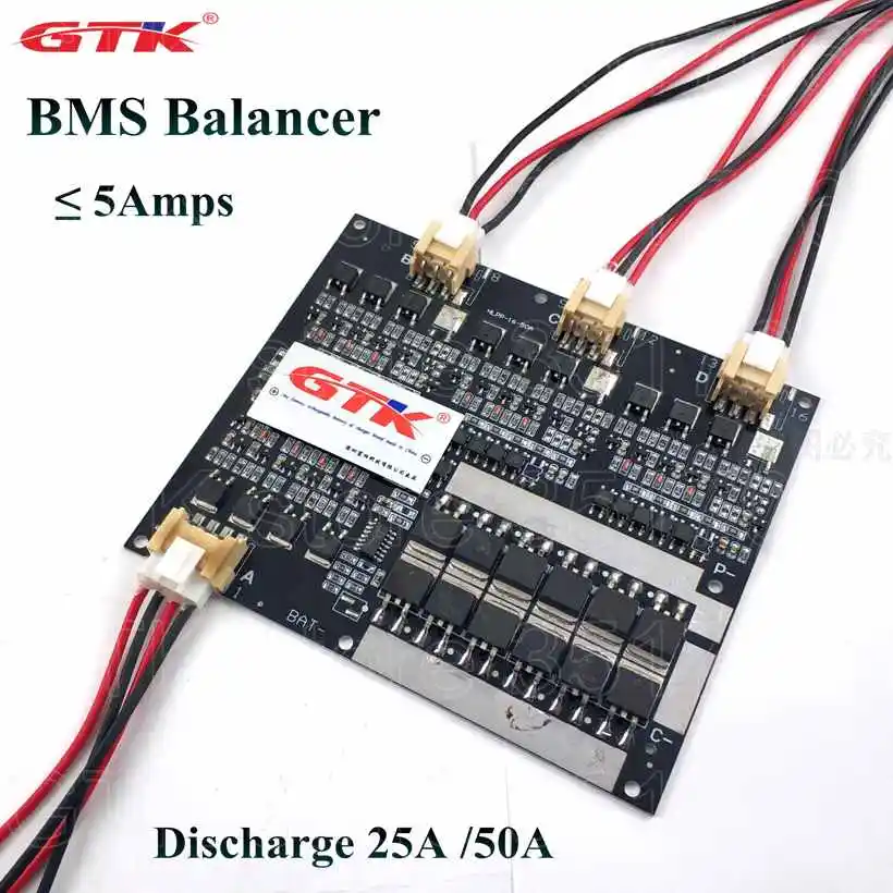 Супер баланс 13 s 14 48 v 16 BMS 5A максимальный ток 50A 25A разрядный литий Lifepo4 полимерный