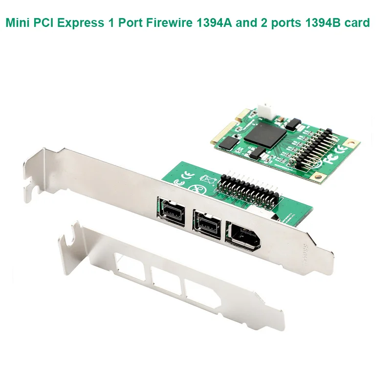 Мини PCI Express 1 порт Firewire 1394A и 2 порта s 1394B карта Texas-INSTRUMENTS-XIO2213B чипсет