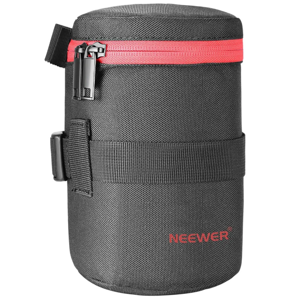 

Neewer NW-L2040-R Portable Thick Padded Water Resistant Nylon Lens Pouch Bag for 18-300MM Lens for Canon 100MM 70-300lS 75-300