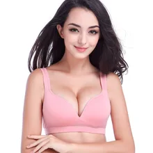 Модальный хлопок Для женщин сексуальный бюстгальтер без Сталь нижнее белье пуш-ап бюстгальтер, нижнее белье Для женщин нижнего белья бюстгальтер с кружевом из дышащего материала
