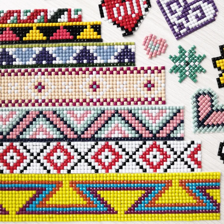 

Kuke New 5D Stripe DIY Diamond Embroidery Free Diamond Stick Full Diamond Painting Home Decor Set Home Decoration Child Handmad