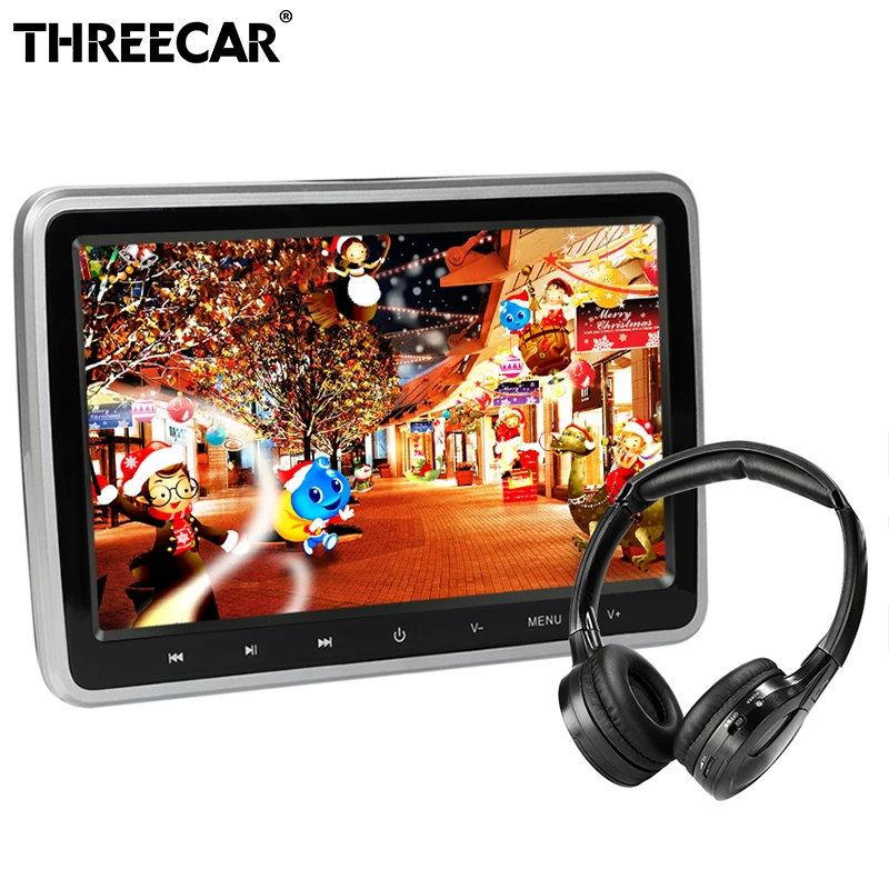 

10.1 Inch HDMI Monitors HD Digital LCD Screen Car Headrest Monitor car audio Player FM Car Headrest DVD/USB/SD HDMI Player