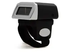weirless laser barcode Reader Portable Wearable Ring Barcode Scanner 1D 2DReader Mini Bluetooth Scanner for Window/Android/IOS