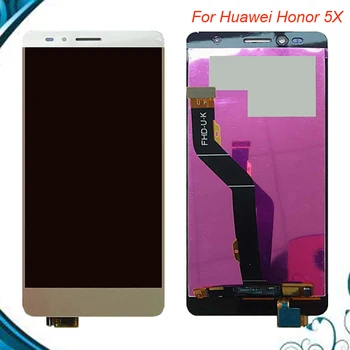 

High QUALITY For Huawei Honor 5X LCD Display Touch Screen 100% New Digitizer Assembly Replacement For Huawei Honor 5X 5pcs/lot