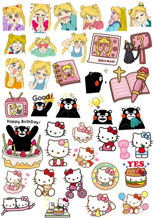 Sanrio Hello Kitty Stickers Washi Paper