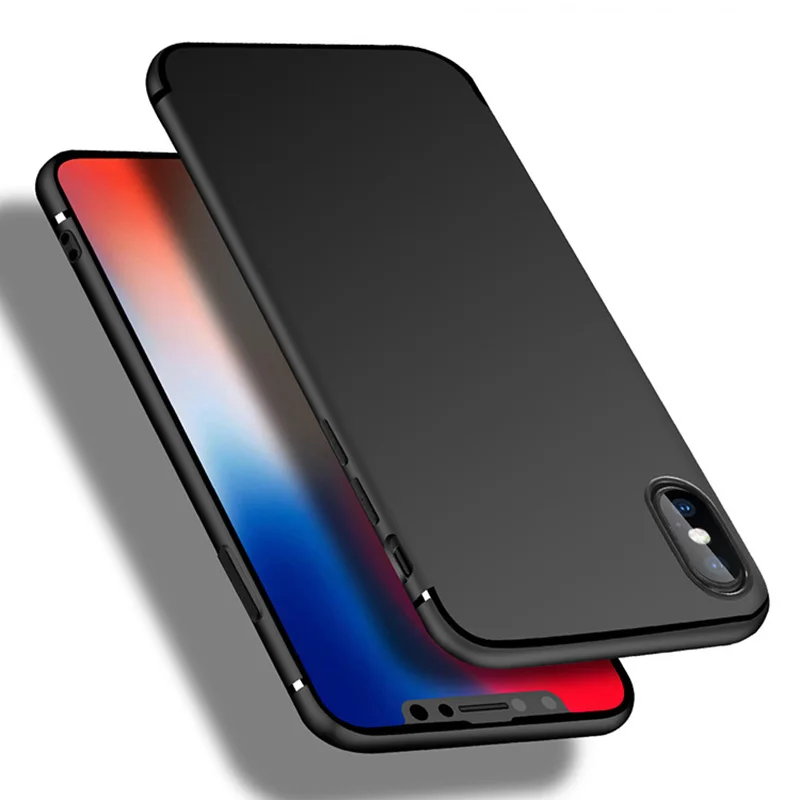 Роскошный Матовый Мягкий силиконовый чехол для iPhone XS Max XR iPhone 6 S 6 S 6Plus 6splus iPhone 7 8 7Plus 8Plus iPhone 5 5S