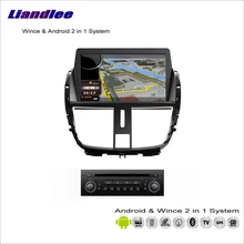 Liandlee Android Мультимедиа Стерео для peugeot 207/206+ 2009~ 2013 радио CD DVD плеер gps навигации Аудио Видео S160 Системы