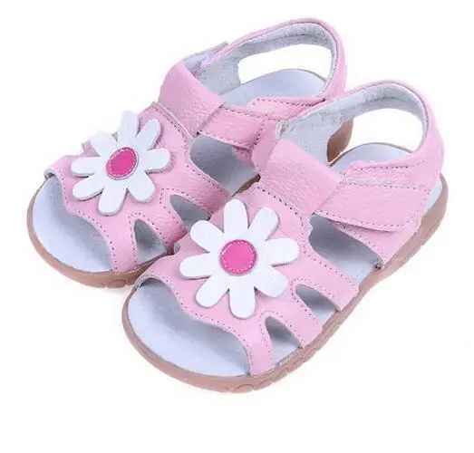 Босоножки г. летние из натуральной кожи детские сандалии для детей цветок кожаные ботинки мягкие туфли принцессы