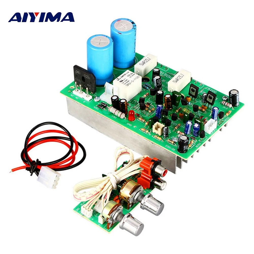 Aiyima 150 Вт сабвуфер усилитель плата высокой мощности аудио моно выход AC24 28V