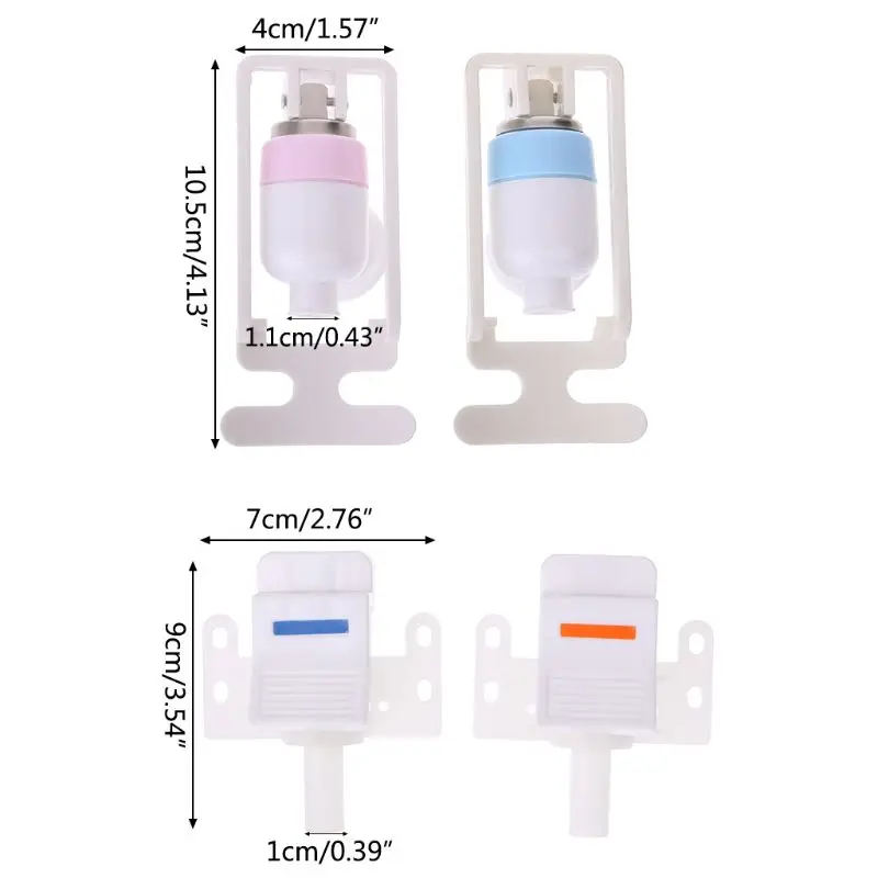 Сменный диспенсер для воды, белый пластиковый кран, 2 шт., Прямая поставка No28