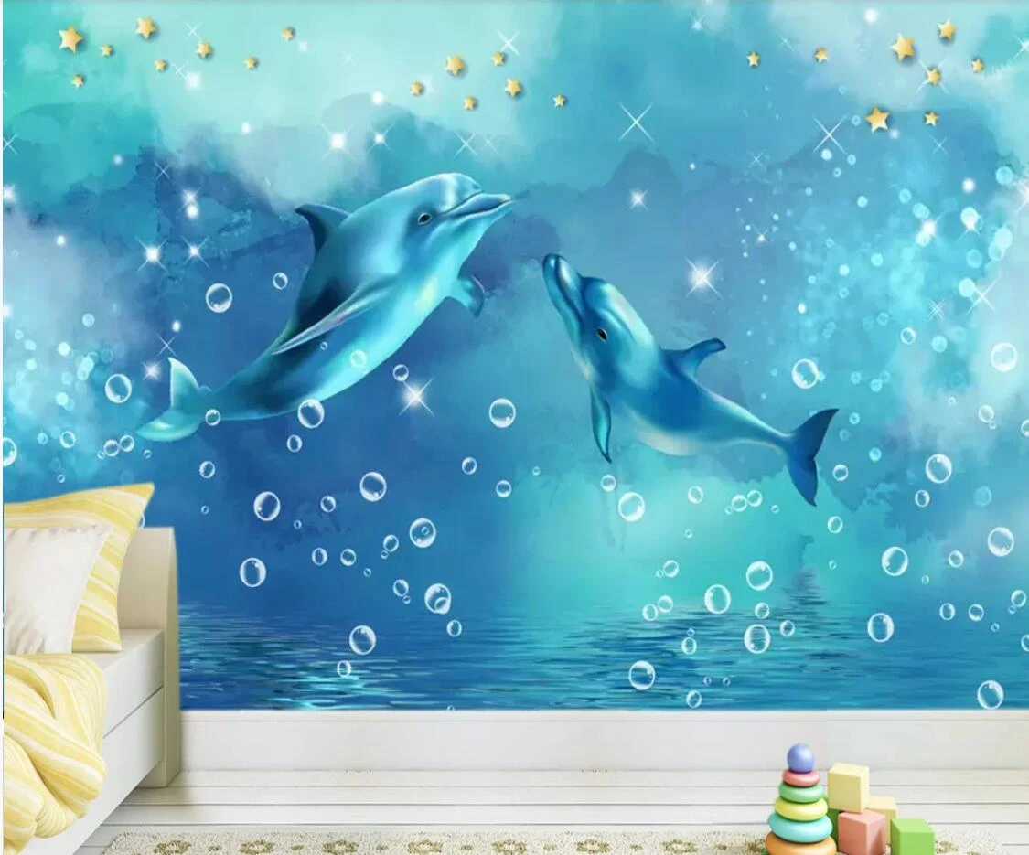 イルカの壁紙壁画3d壁画子供のための子供の寝室の写真ウォールペーパー壁の芸術の装飾海世界キャンバスコンタクト紙 壁紙 Aliexpress イルカの壁紙壁画3d壁画子供のための子供の寝室の写真ウォールペーパー壁の芸術の装飾海世界キャンバスコンタクト紙 壁紙 Aliexpress