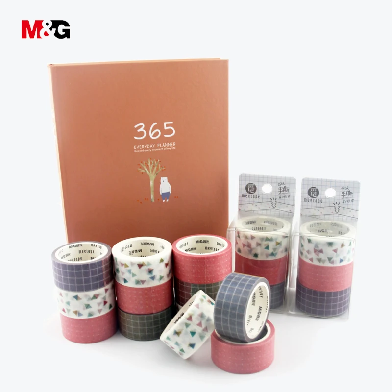 M & G оптовая продажа 3 шт./лот милый декоративный клей васи Маскировочная лента