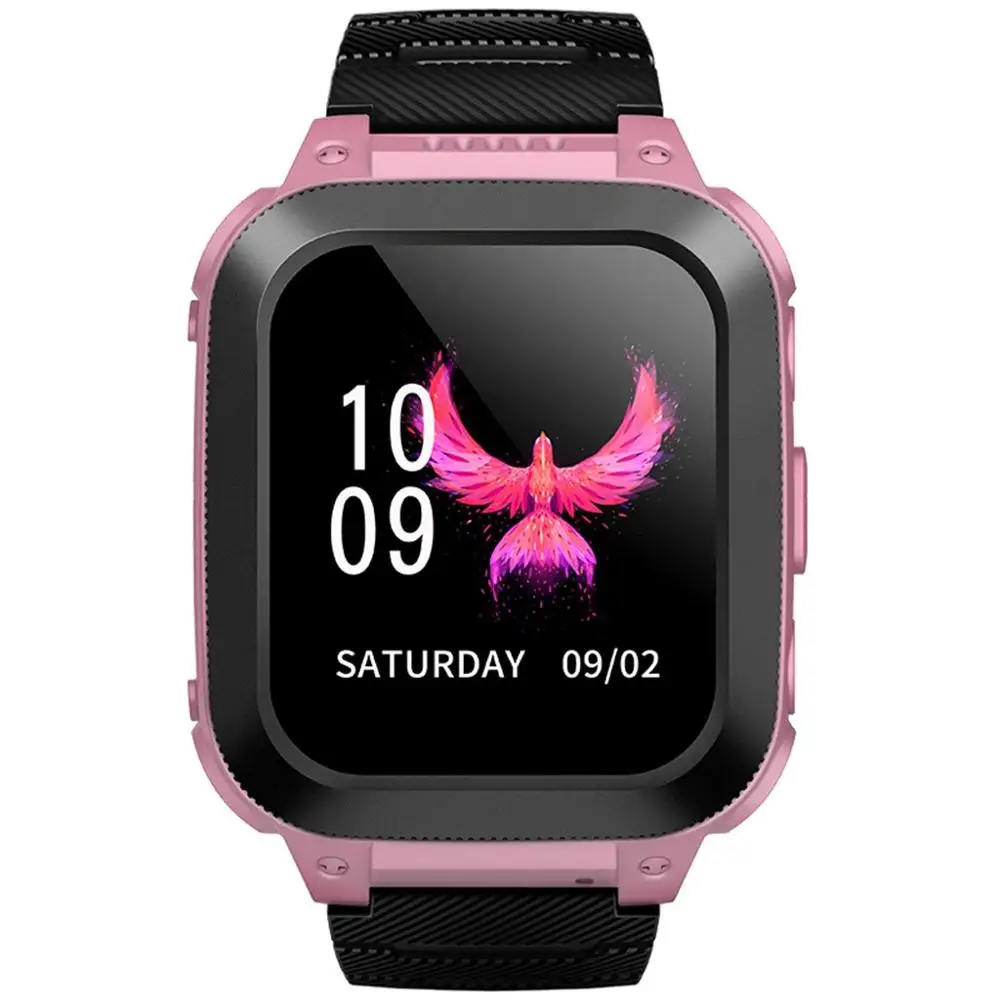 

X7 Flashlight Camera LBS Location SOS Remote Monitor Children Kids Smart Watch boys girls Alarm clock sim life waterproof pink