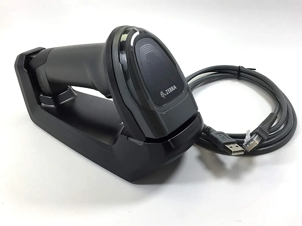Беспроводной Bluetooth сканер штрих кода Zebra Symbol DS8178 SR 2D/1D с подставкой и USB шнуром