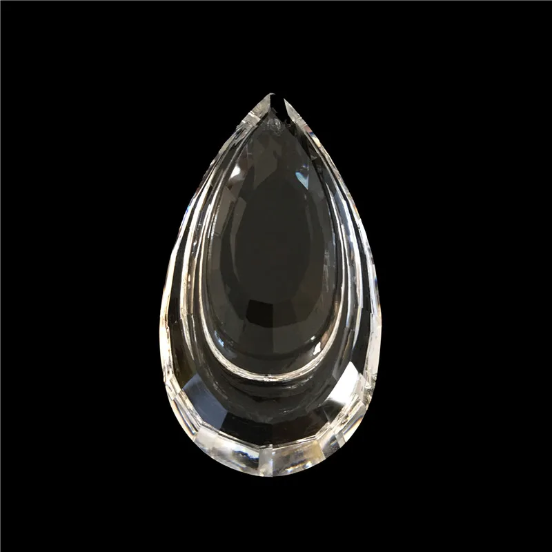 Best Selling 15pcs 50mm Chandelier Crystal Scallop Shape Prism Teardrop