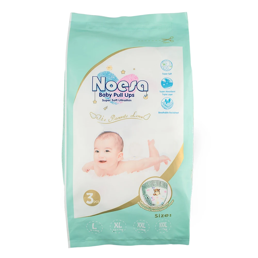 

NOESA Baby Training Pants,Best choice,Potty Training,Keep Baby From Diaper Rash,Fit weight 12-17kg(sample sack：3diapers/pack).