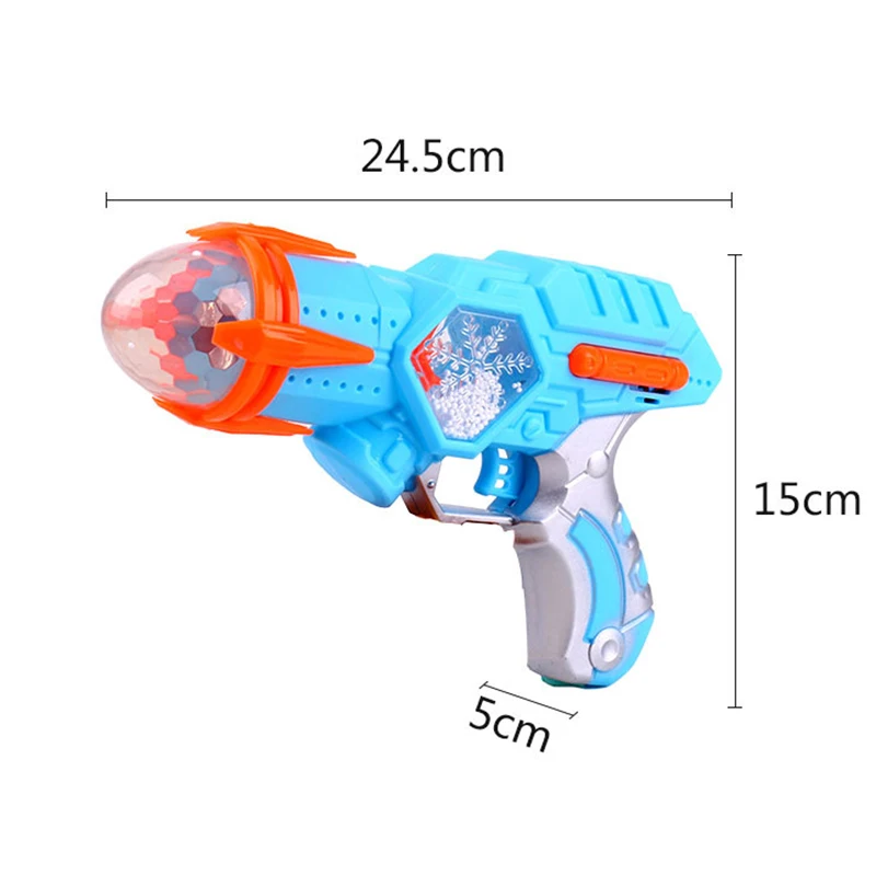 Электрическое игрушечное ружье пространство Снежинка Музыка Звук Свет пистолет вращающаяся проекция для детей игрушки подарки на день