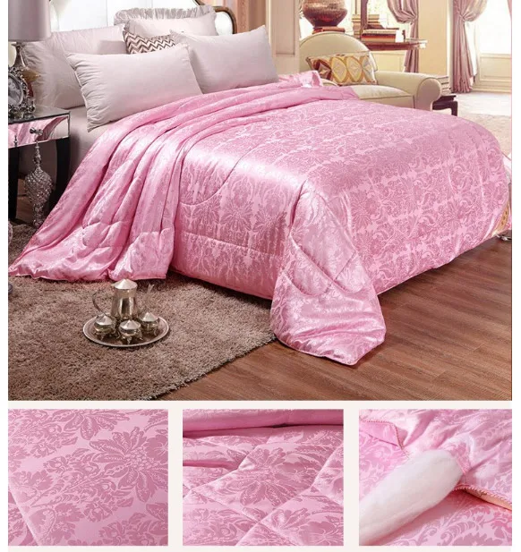 Роскошное ватное одеяло из китайского шелка тутового одеяла одеяло зима лето чистый шелк одеяло/одеяло с наполнителем