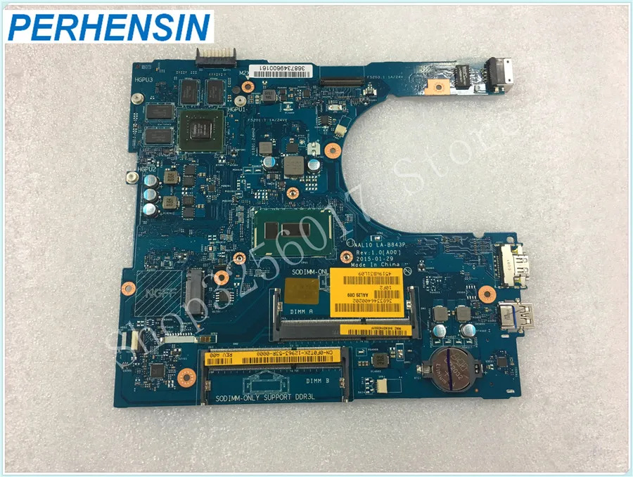 Для DELL для INSPIRON 5458 5558 5758 материнская плата ноутбука 3205U 920M CN 0F0T2K 1024 рев: 1.0100%