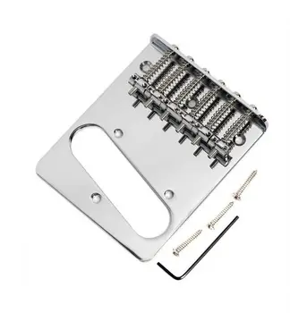 

10pcs Electric guitar bridge 6 string TELE chrome color the bridge