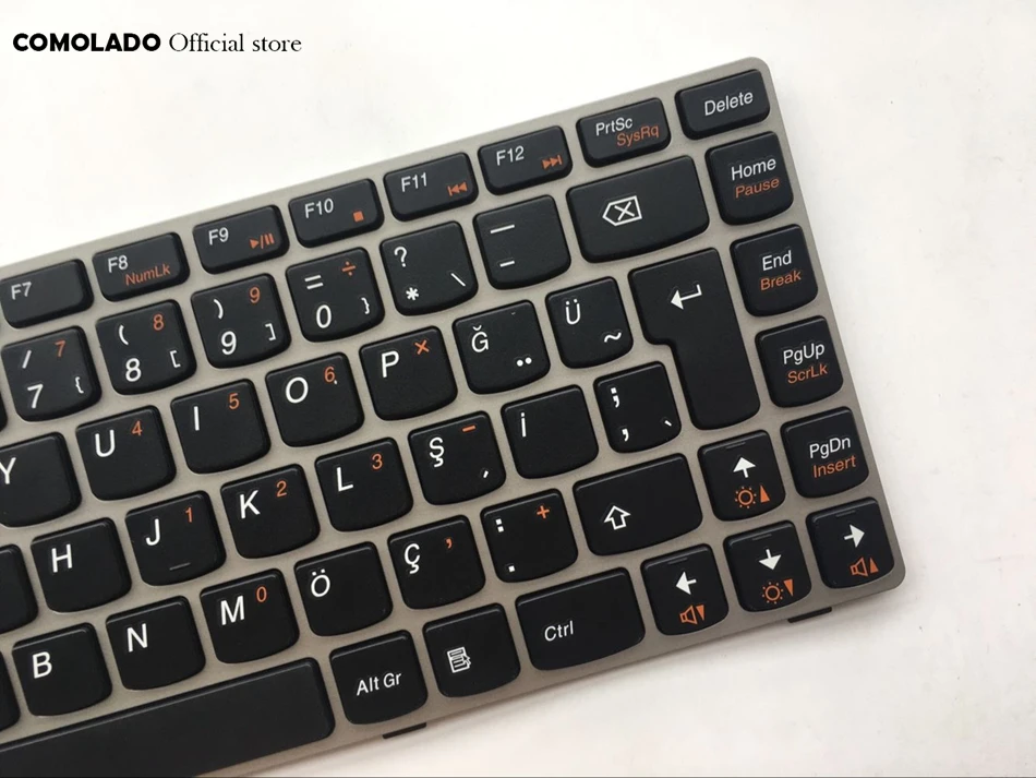 TR Turkish Laptop Keyboard For LENOVO Z360 Z360A Z360G G360 black with gray frame keyboard TR Layout (2)