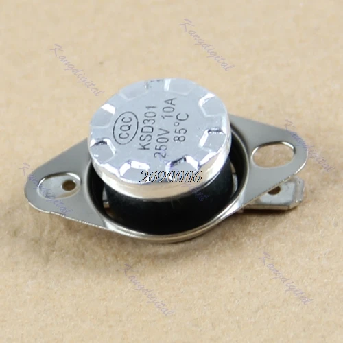 

KSD301 85 C Normal Close NC Temperature Controlled Switch Thermostat 250V 10A