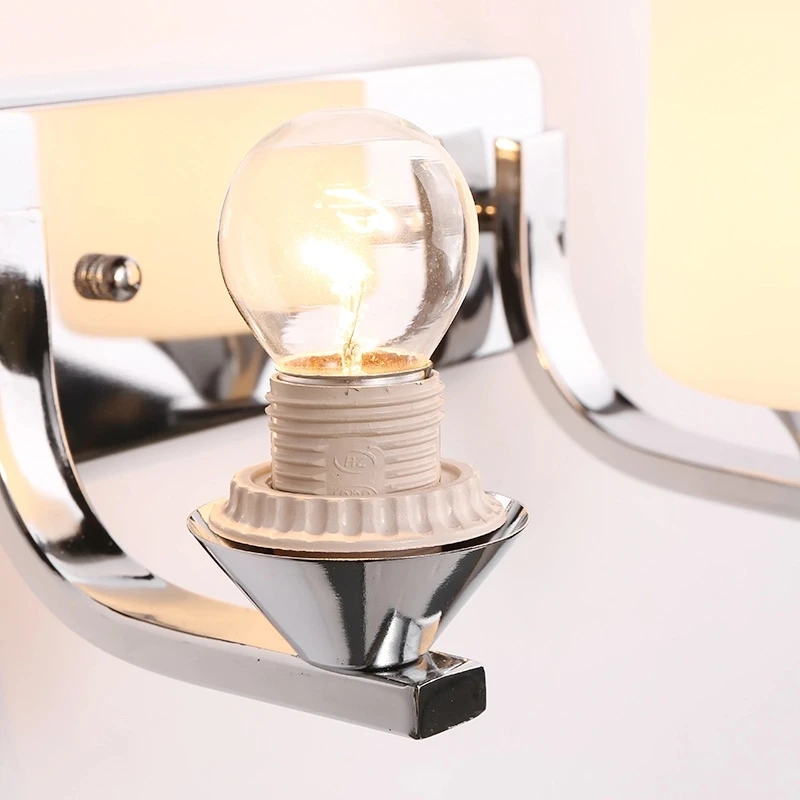 Современный стеклянный настенный светильник бра Led E27 спальня настенный светильник приспособление для дома Декор Скандинавское фойе гостиная коридор светильник