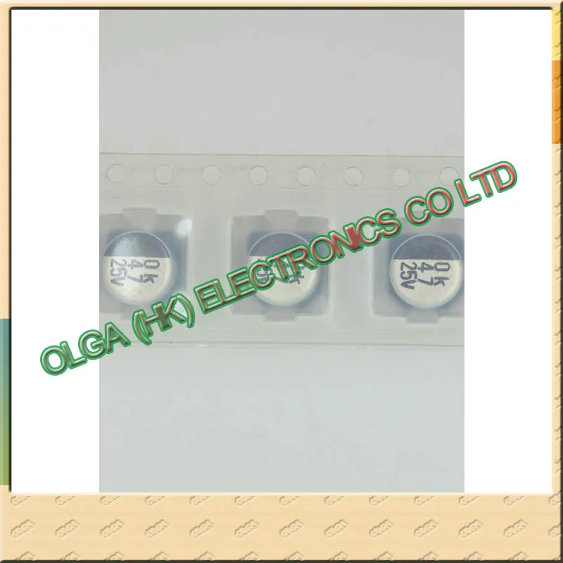 SMD электролитические конденсаторы 25V47UF 47UF25V 6,3*5,5 мм алюминевые индекаторы электролитические конденсаторы