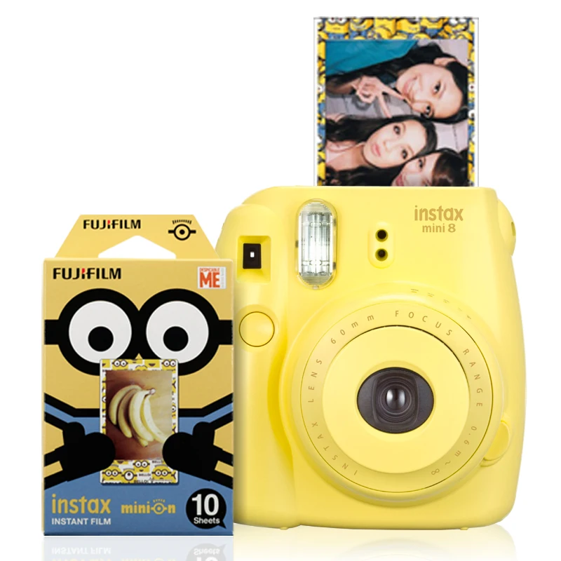 Fujifilm Instax Mini Minion DMF мгновенная 50 пленка для Fuji Mini 7 s 8 8+ 9 25 50 s 70 90 300 SP-1 2 принтера