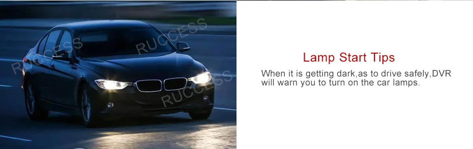 RUCCESS DVR Ambarella A7LA50 Car DVR GPS Logger Mini Dash Cam Full HD 1080p 1296p Car Camera Nigh Vision ADAS Speed cam Car DVRS (20)