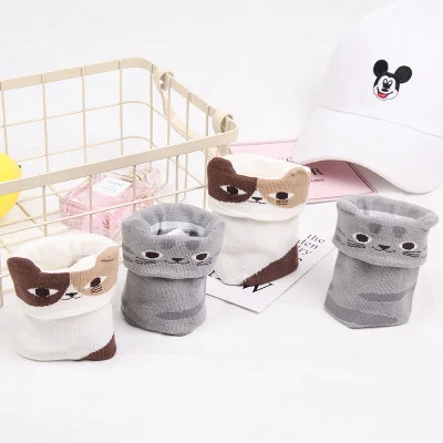 Carnina женские и мужские короткие носки kawaii harajuku art коттоновые Забавные милые кошки
